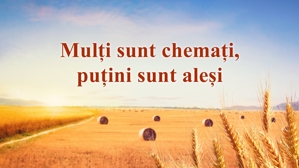 Mulți sunt chemați, puțini sunt aleși